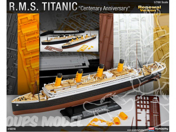 Academy maquette bateau 14214 RMS Titanic 1/700