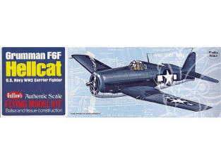 Maquette Guillow&39s avion bois 503 Grumman F6F Hellcat 1/32