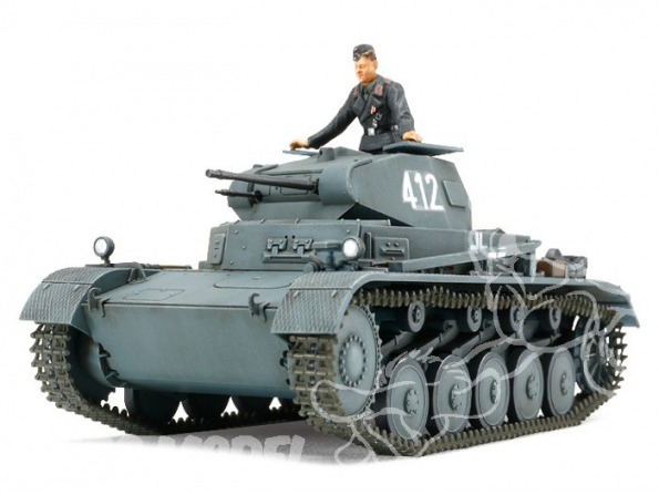 TAMIYA maquette militaire 32570 German Panzer II A/B/C - French Campaign 1/48