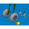 Eduard kit d'amelioration avion brassin 6481059 Roues block tread P-40E Eduard 1/48