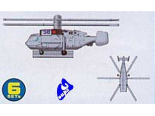 Trumpeter maquette avion 06228 HELICOPTERES KAMOV 1/350