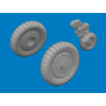 Eduard kit d'amelioration brassin 672405 Roues Messerschmitt Bf 109G-6 Tamiya 1/72