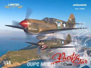 EDUARD maquette avion 11185 Pacific Star P-40E Warhawk Edition Limitée 1/48