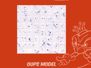 PLASTRUCT 91542 FEUILLE À MOTIFS CARRÉS 4,8x300x175mm 2piéces moulé beige clair