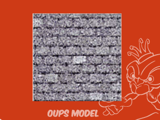 PLASTRUCT 91631 TOIT EN BARDEAUX D'ASPHALTE À MOTIFS 0,5x300x175mm 2piéces gris 1/48 O