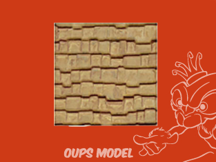 PLASTRUCT 91655 FEUILLE À MOTIFS DE BARDEAUX DE BOIS 1/48 O