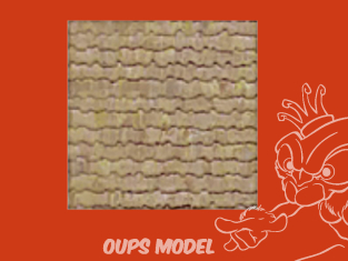 PLASTRUCT 91656 FEUILLE À MOTIFS DE BARDEAUX DE BOIS 1/100 HO