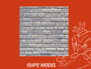 PLASTRUCT 91587 FEUILLE pierre de taille/bloc 0,5x300x175mm 2piéces Beige clair 1/48 O