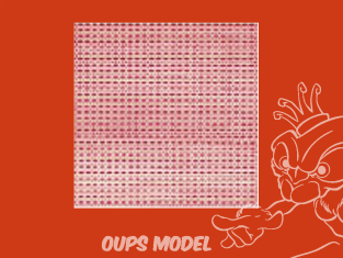 PLASTRUCT 91608 FEUILLE À MOTIF DE BRIQUE 0,5x300x175mm 2piéces 1/200 N brique clair