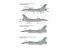 Kinetic maquette avion K48156 F-16C Block 50/52 Polish Air Force (with CFT) Gold edition 1/48