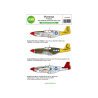 ASK Art Scale Kit Décalcomanies D48056 P-51B/C Mustang - The bastards behind the enemy lines 1/48