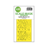 ASK Art Scale Kit Mask M35018 Spitfire Mk.Vb Border Model Recto Verso 1/32