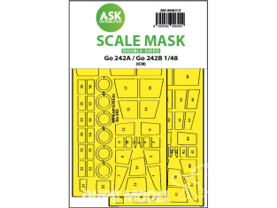 ASK Art Scale Kit Mask M48213 Gotha Go 242A / Go 242B Icm Recto Verso 1/48