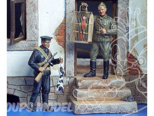 Plus Model 170 Personnages Marins Russes flotte de la mer noire WWII 1/35