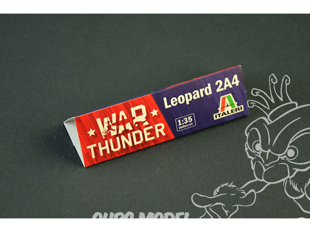 Maquette Leopard 2 A4 à Monter - Échelle 1:35, Italeri, Boîte War Thunder, Longueur 24,1 Cm