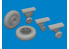 Eduard kit d&#039;amelioration avion brassin 6481090 Roues F4F-4 Late Academy 1/48