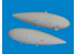 Eduard kit d&#039;amelioration avion brassin Print 6481085 P-40 réservoir largable 52gal Eduard 1/48
