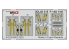 Eduard Space décalques 3D 3DL48215 F-14D Great Wall Hobby 1/48