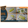 Clear Prop kit d'amelioration avion CPA72137 Masque peinture Arado Ar-240 sur papier kabuki jaune kit REVELL 1/72