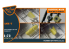 Clear Prop kit d&#039;amelioration avion CPA72142 Masque peinture double face AMX-T papier kabuki jaune kit Italeri 1/72