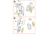 Clear Prop kit d&#039;amelioration avion CPA72069 Masque peinture UH-2C SEASPRITE papier kabuki jaune kit CP 1/72