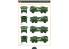 Clear Prop militaire CPD72011 Ensemble décalcomanies M142 Himars forces armées ukrainiennes kits Foreart, Meng et Dragon 1/72