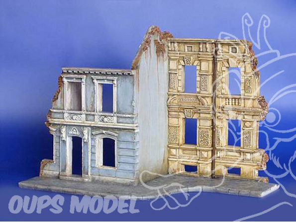 Plus Model 176 Immeuble en ruine 1/35