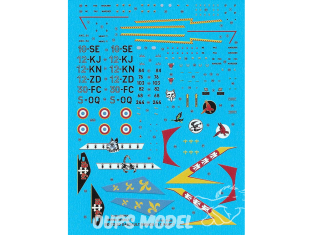 Decalques Berna decals BD72-30 DASSAULT MIRAGE F1 C Partie 2 1/72