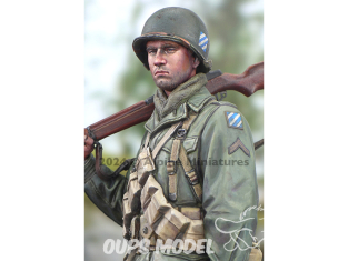 Alpine figurine 16046 3e division d'infanterie américaine « Rocher de la Marne » 1/16