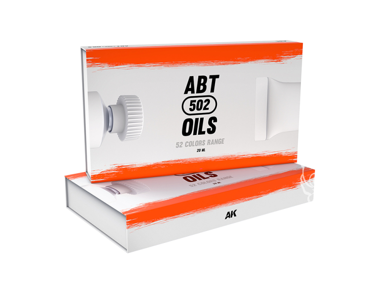 AK peinture a l'huile AKABT1000 COFFRET SPÉCIAL GAMME COMPLÈTE HUILES ABT 502