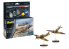Revell maquette avion 63771 Model Set Supermarine Spitfire Mk.Ia Hawker Hurricane Mk.I avec accessoires de base 1/144