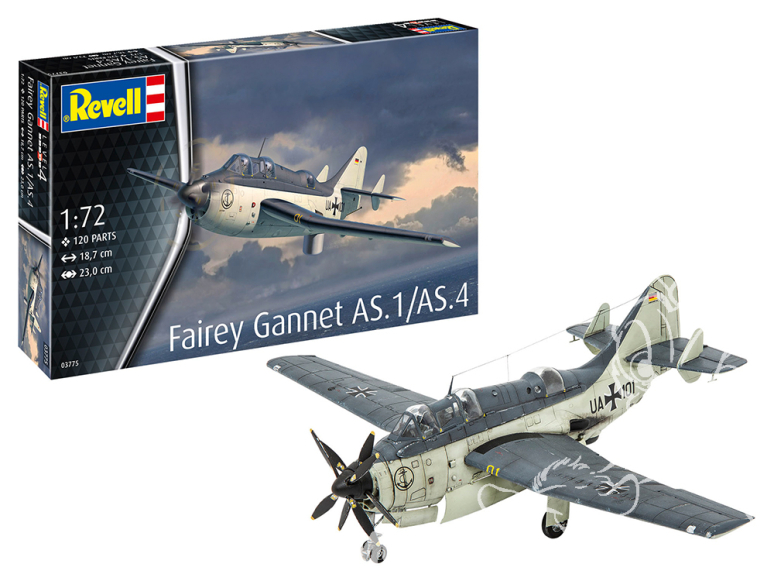 Revell maquette avion 03375 Fairey Gannet AS.1-AS.4 1/72