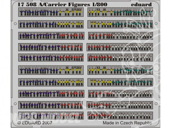 Eduard photodecoupe bateau 17508 Figurines Personnel aerien 1/800