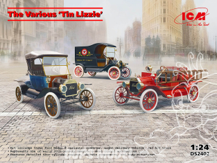 Icm maquette voiture DS2402 Les différents « Tin Lizzie » 1/24