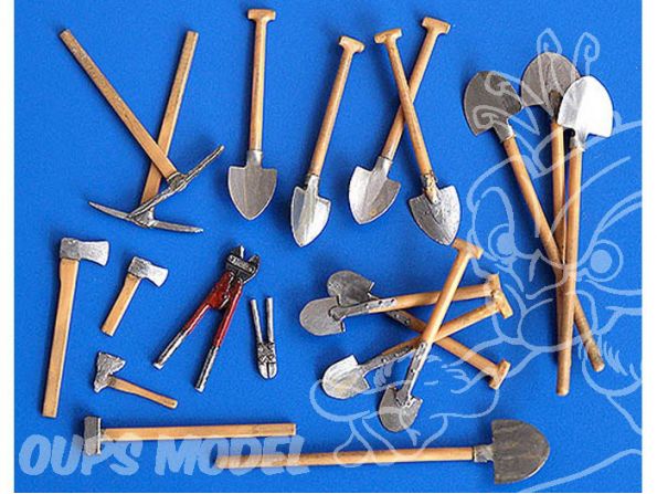 Plus Model 192 Outils de sapeurs 1/35