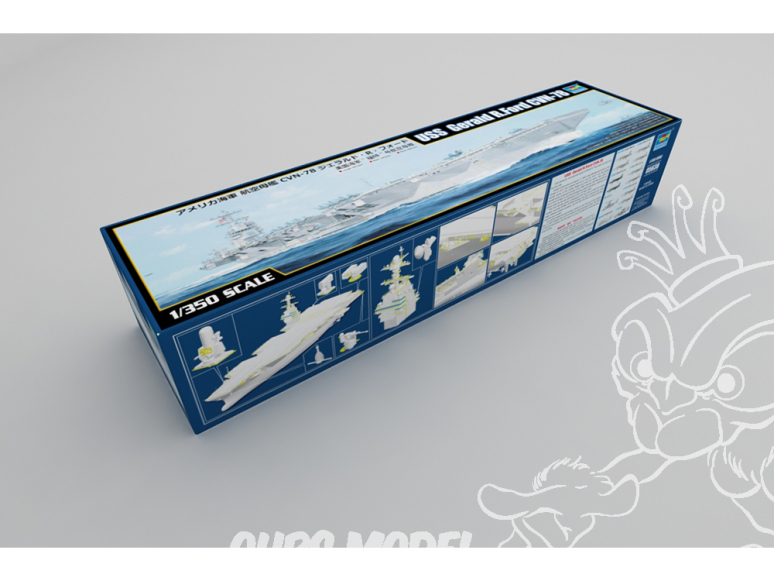 TRUMPETER maquette bateau 05638 USS Gerald R.Ford CVN-78 1/350