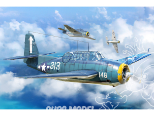 Hobby boss maquette avion 87274 Bombardier-torpilleur embarqué TBM-3 Avenger 1/72