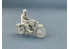 Copper State Models personel F32-059 Un estafette allemand conduisant une moto 1/32