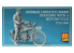 Copper State Models personel F32-060 Un estafette allemand debout sur une moto 1/32
