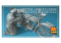 Copper State Models personel F32-061 Un estafette britannique vérifie une moto 1/32