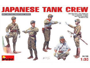 Mini art maquette militaire 35128 EQUIPAGE TANK JAPONAIS 1/35