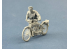 Copper State Models personel F32-065 Un estafette britannique poussant sa moto 1/32