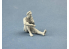 Copper State Models personel F32-067 Pipe fumante d&#039;un estafette britannique 1/32