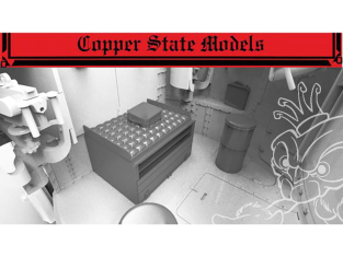 Copper State Models maquettes militaire A35-044 Intérieur du compartiment Garford-Putilov MG 1/35
