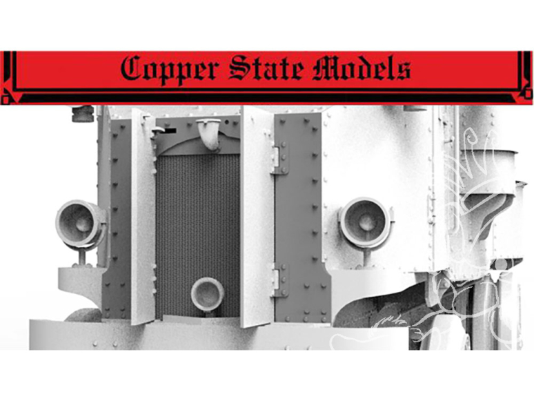 Copper State Models maquettes militaire A35-047 Radiateur amélioré Garford-Putilov 1/35