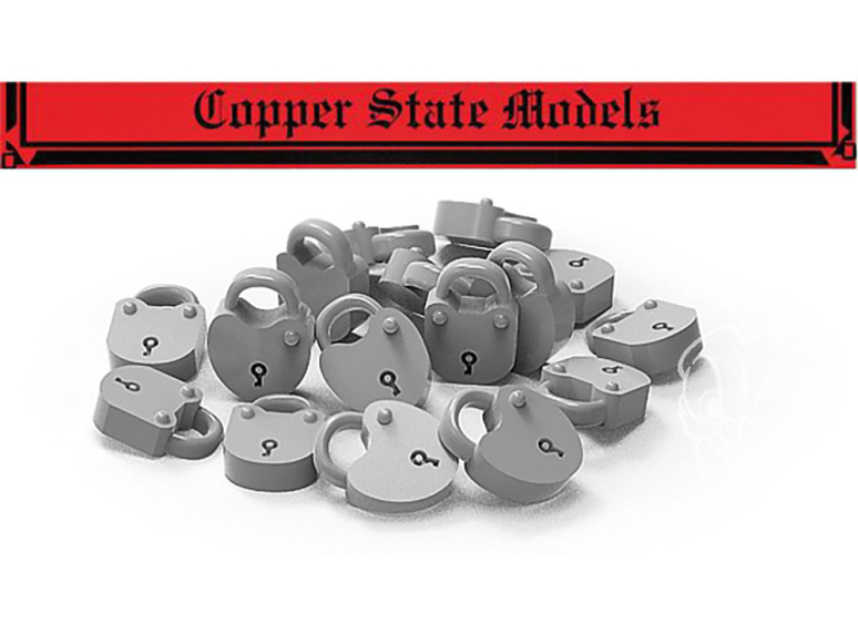 Copper State Models maquettes militaire A35-057 Lot de cadenas x 24 1/35