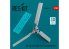 ResKit Hélico RSU48-0144 Rotor de queue Mi-24 pour kit Trumpeter imprimé en 3D 1/48