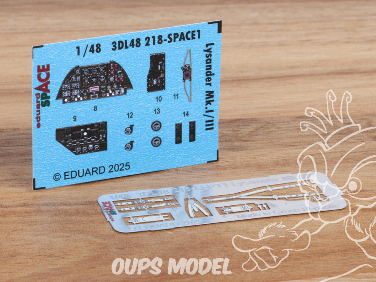 Eduard Space décalques 3D 3DL48218 Lysander Mk.I/III Airfix 1/48