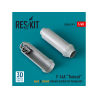 ResKit avion RSU48-0391 Buses d'échappement ouvertes et fermées pour F-14A Tomcat pour kit Tamiya imprimé en 3D 1/48