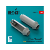 ResKit avion RSU48-0371 Buses d'échappement fermées pour F-14A Tomcat pour kit GWH imprimé en 3D 1/48